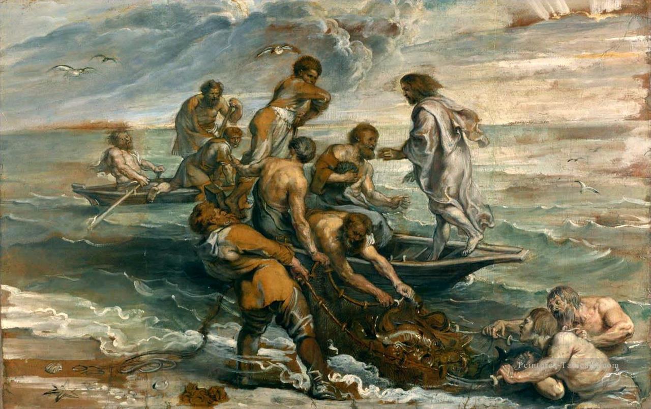 Pêche miraculeuse Peter Paul Rubens Peintures à l'huile
